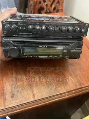 Used Original Pioneer Tweeters + Boschman Equalizer + Sony Radio