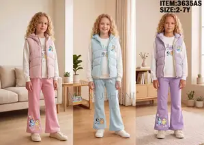 3-Piece Girls' Activewear Set (2-8 Yrs )