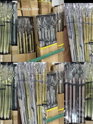 Chinese Imported Adjustable Curtain Rods With Accessories