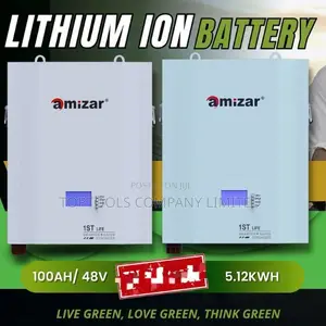 Lithium Ion Amizar 2.56kwh Battery 48v 6000cycles