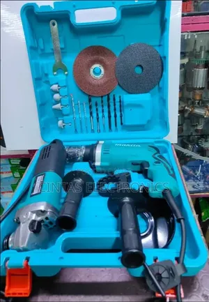 Makita Grinder and Drill Combo