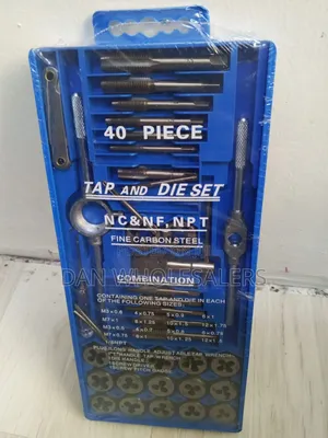 40pcs Tap and Die Set NC NF NPT Threading Tool Kit