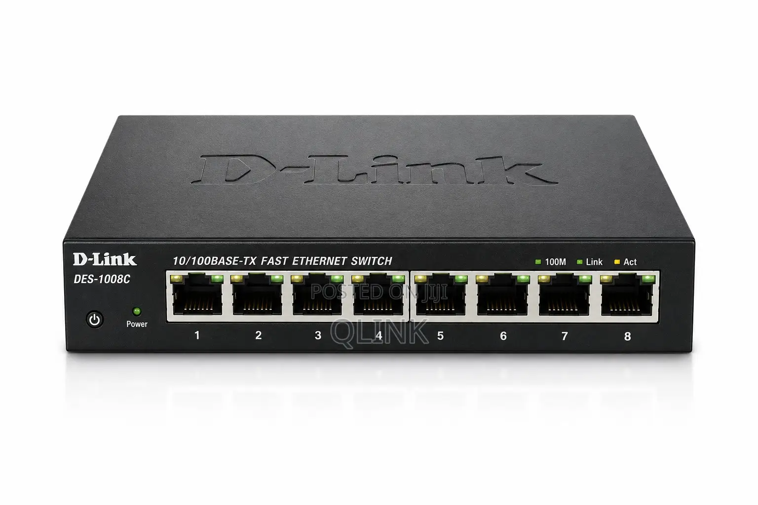 D-Link DES-1008C/B 8 Port 10/100Base-T Unmanged Switch