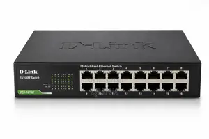 Dlink 10/100m 16-Port Fast Ethernet Unmanaged Desktop Switch