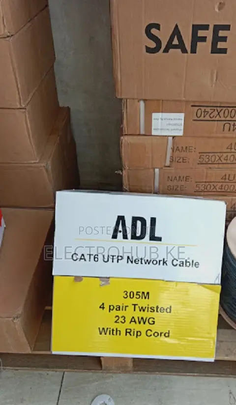 Indoor CAT6 LAN Cable 305M Bulk Ethernet Cable
