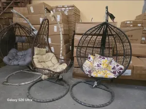 Premium Outdoor Hanging Egg Chair Swing – Rattan Basket Chair