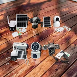 Movement Detection 4G Wifi Dual Triple Lens Solar Cameras Wholesale