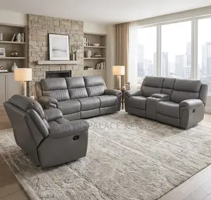 Home Sofa: Lusso Recliner 6 Seater Sofa