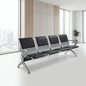 4-Seater Padded Airport Waiting Bench.