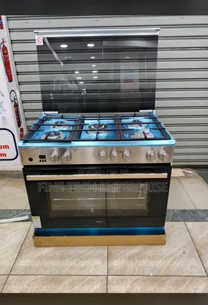 Haier 60*90 5gas Standing Cooker With Electric Oven and Wok Burner.