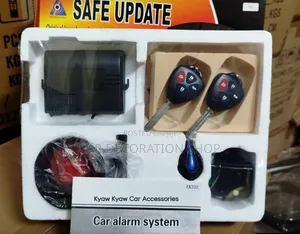 Car Alarm System With Engine Cut Out and Integrated Key Blades