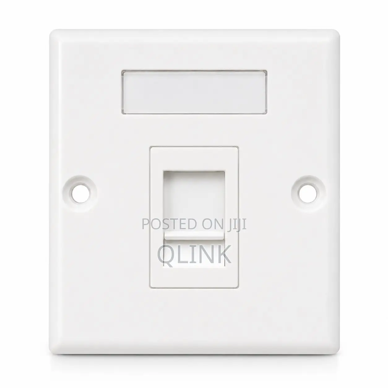 D-Link NFP-0WHI11 Single Faceplate withShutter ID Plate - White