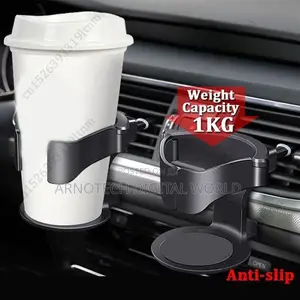 Adjustable CarVent Drink/Cup Holder, Water Bottle Holder, Drink Stand