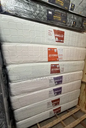 180X200cm and 150X200cm Foam Mattresses Now Readily Available.