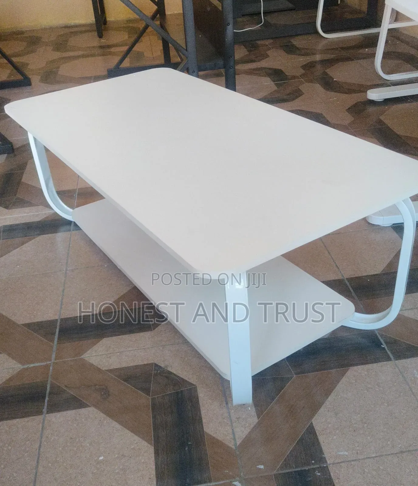 Imported Executive Marble Top Coffee Table