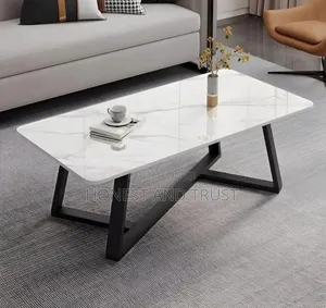Modern Imported Executive Marble Top Coffee Table