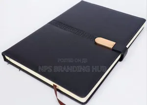 Black PU Leather Notebook