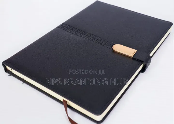 Black PU Leather Notebook