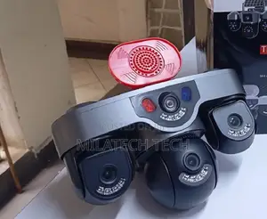 4G SIM Card Solar Camera Triple Lens AI Human Detection