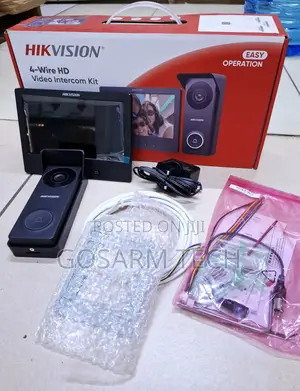 Brand New Hikvision-4-Wire Hd Video Door Bell Intercom Kit Model