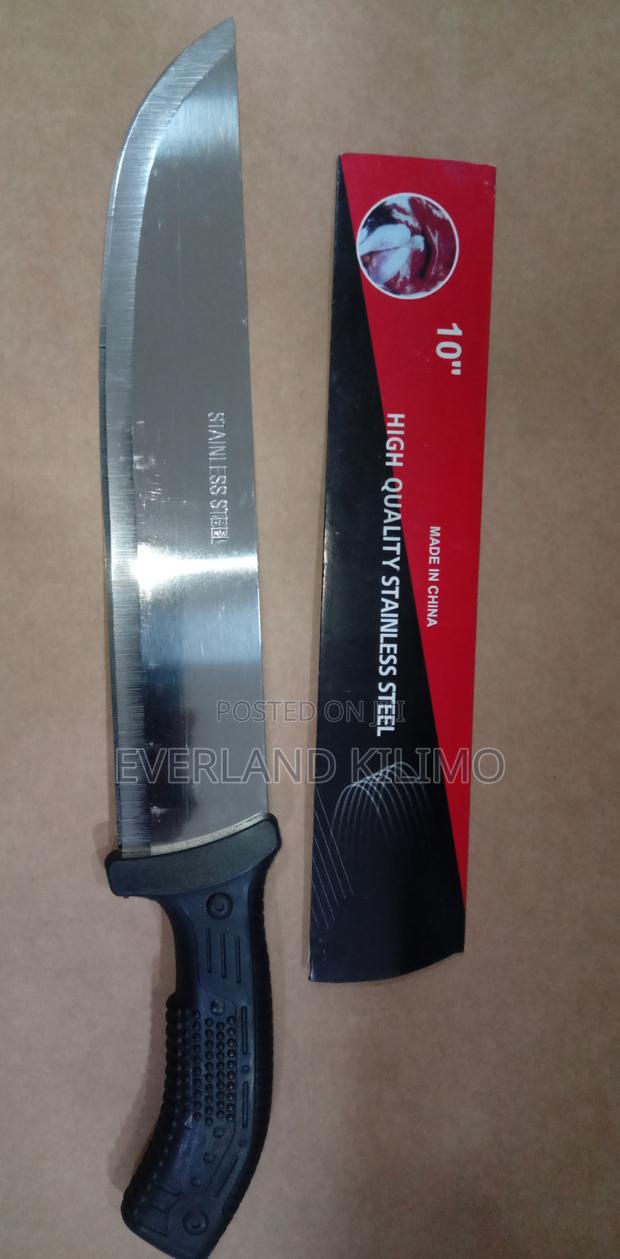Stainless Steel Butcher Knife - main view