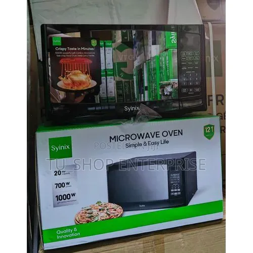 Syinix 20L Digital Microwave Oven – 700W Fast Heating Easy Controls