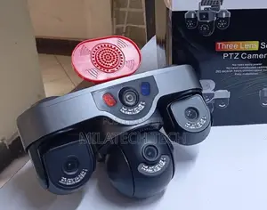 Waterproof 4G Solar Camera Triple Lens With Mobile App