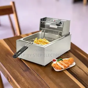 Compact 4l/6l/10l Electric Single Tank Stainless Steel Deep Fryer