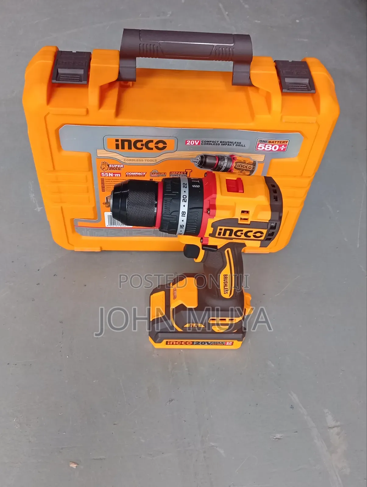 Compact Brushless Cordless Impact Drill