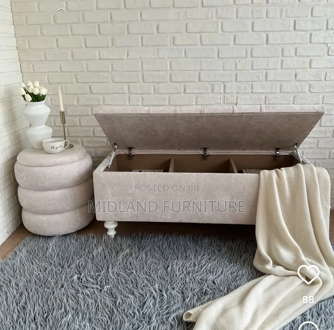 Storage Ottoman Available on Order Pay on Delivery