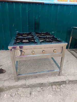 4 Burner Stainless Steel Gas Cooker
