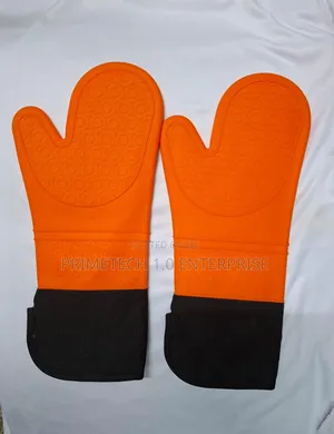 A Pair of Silicone Oven Gloves