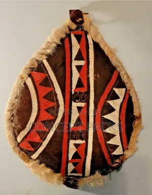African Kenyan Maasai Warrior Shield Traditional Big Size.
