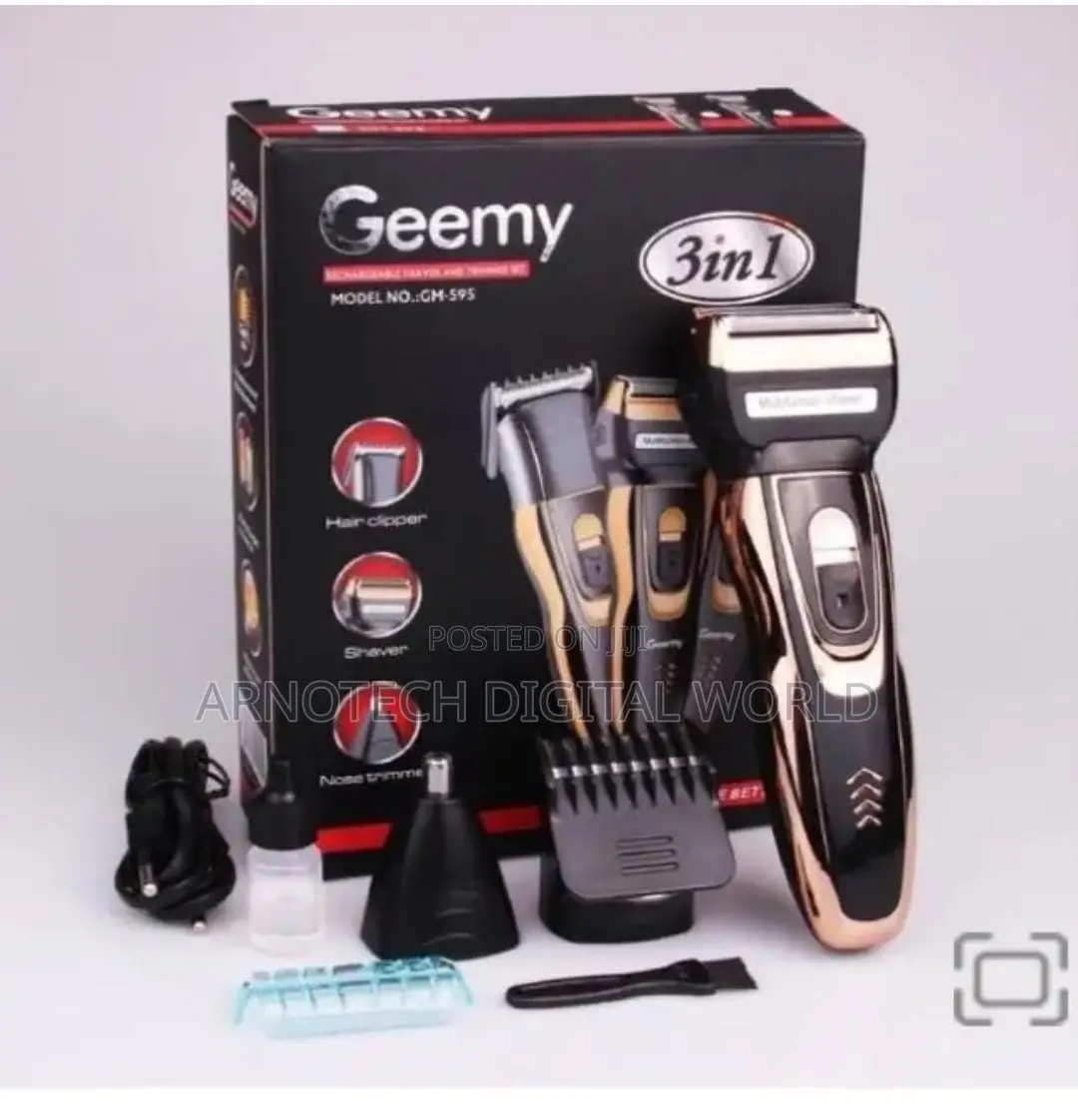3-in-1 Rechargeable Shaver and Trimmer Set
