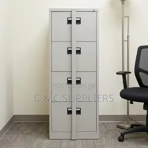 4-Drawer Cabinet With Security Bar