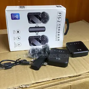Professional Dual-F11-2 Wireless Lavalier Microphone Kit
