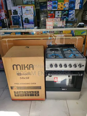 Mika Standing Cooker 3 Gas + 1 Electric, 58X58cm MST58U31E3 BLEM