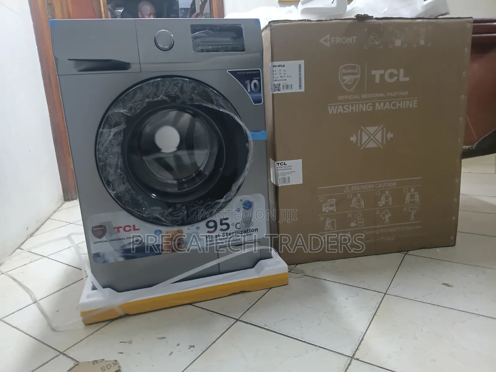 Wash and Spin TCL 12KG Automatic Front Load Washer