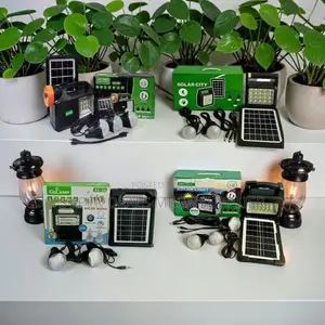 Economical Portable Home Solar Lighting System Kits With Led Bulbs