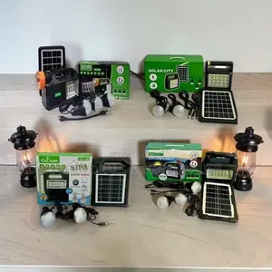 Fast-Charging Portable Home Solar Lighting System Kits With Led Bulbs
