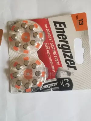 Energizer Size 13 (Orange Tab) Hearing Aid Batteries