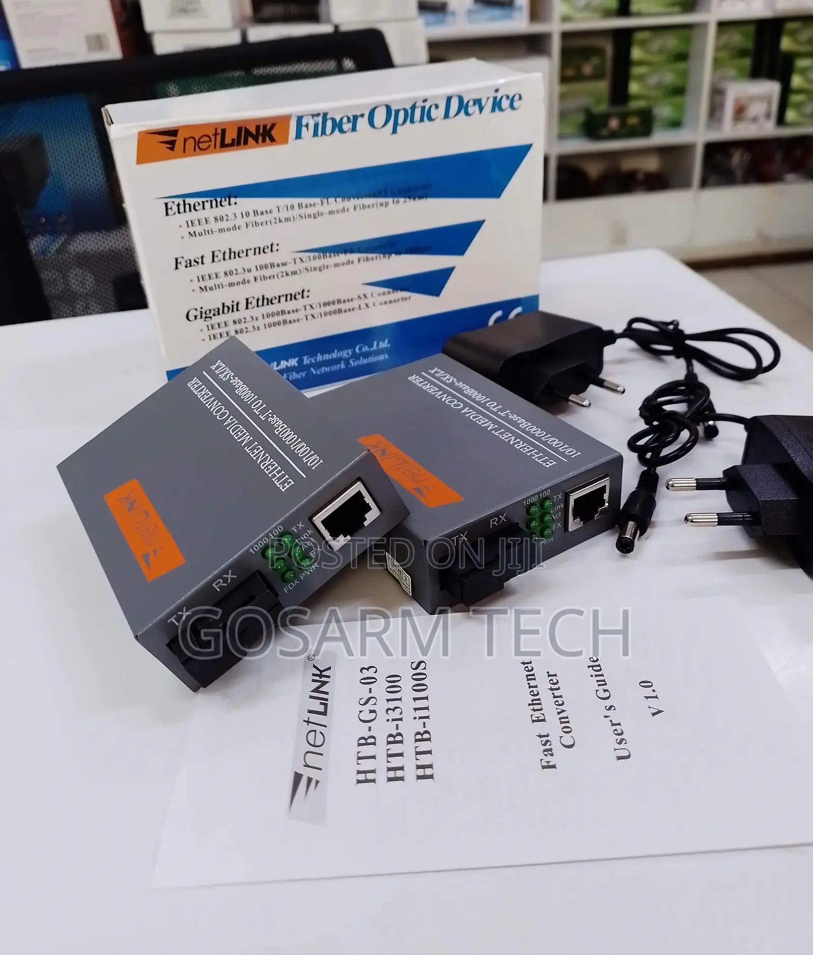 Fibre Media Converter Base 1000mbps