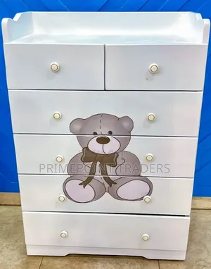 Newborn Baby Chest of Drawers Cabinet – Spacious Nursery Storage Orga