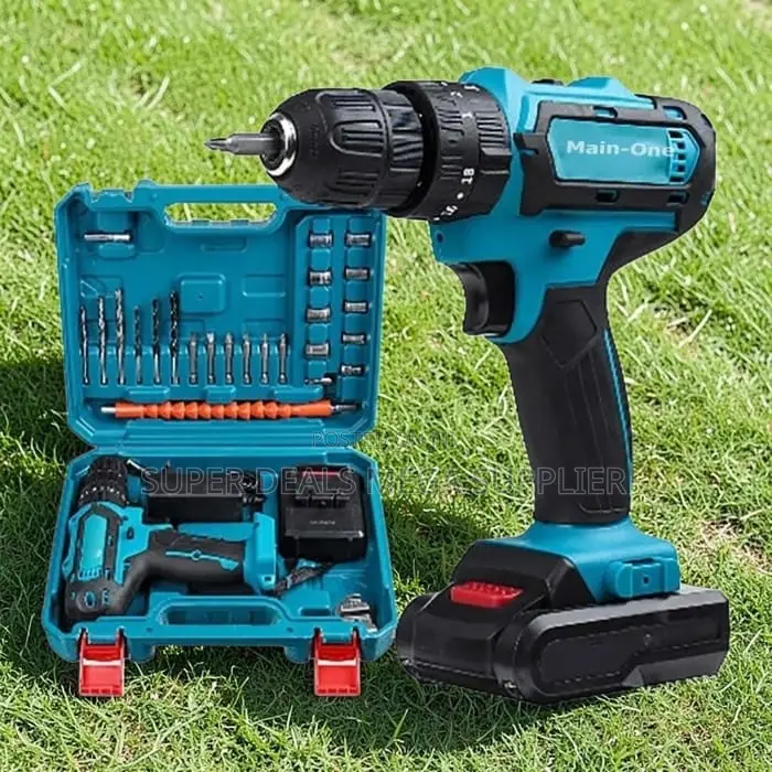 Variable Speed Main-One Cordless Drill With Free Drill Bits
