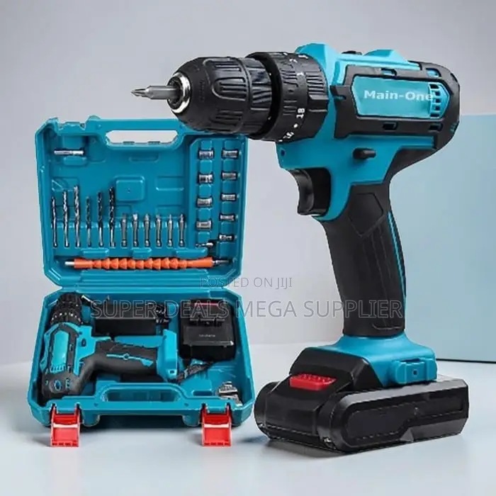 Lightweight Compact Main-One Cordless Drill With Free Drill Bits