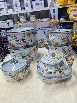 12 PCS Enamel Cookware Set at KSH 9499