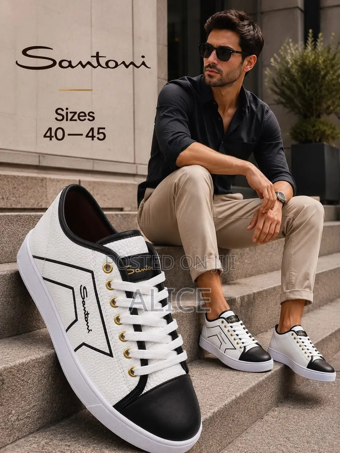 Santoni Milano Casual Shoes