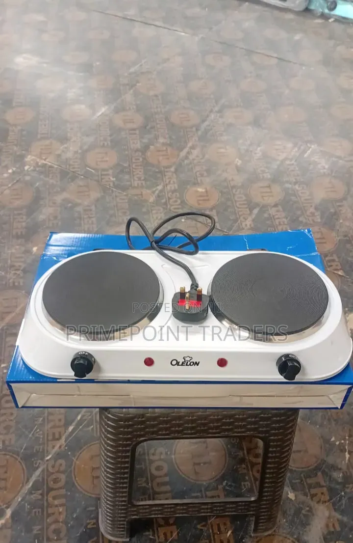 Olelon Portable Double Hot Plate – 2-Burner Electric Tabletop Cooker