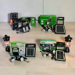 Home-Friendly Portable Home Solar Lighting System Kits With Led Bulbs