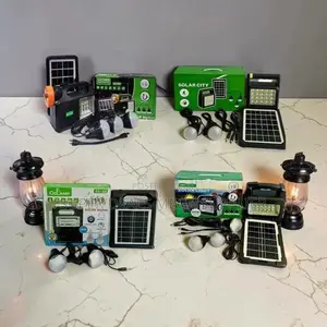 Off-Grid Friendly Portable Home Solar Lighting System Kits Led Bulbs